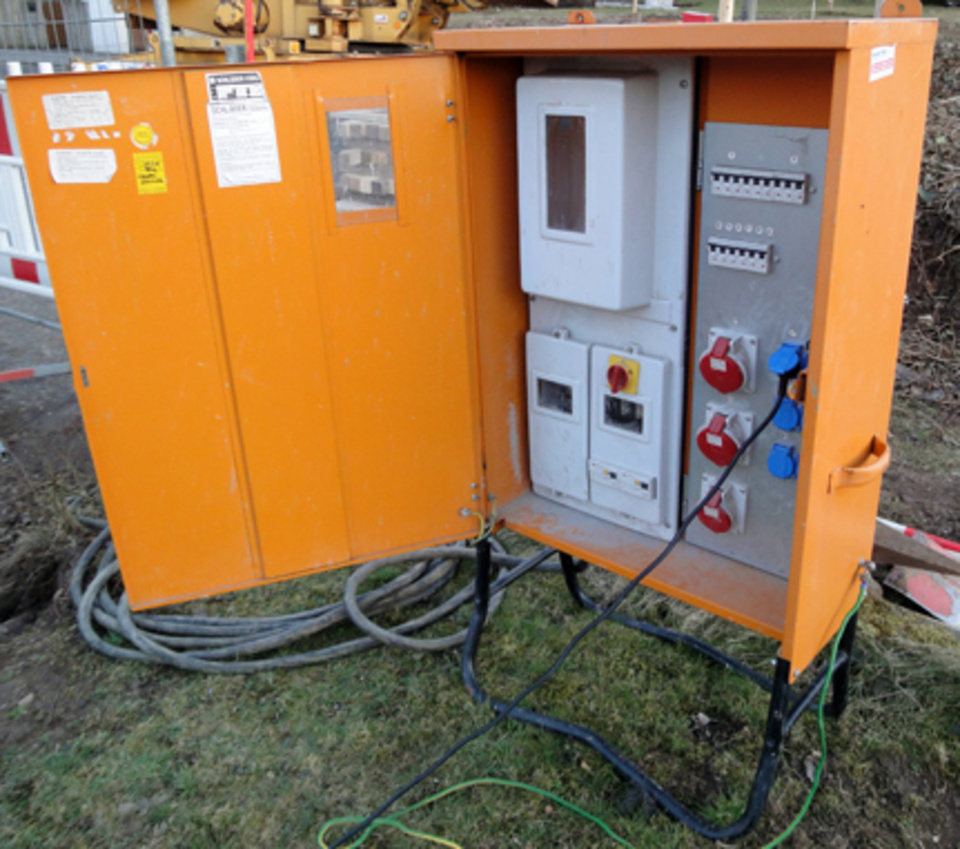 Baustromkasten bei Anemoss Elektrotechnik in Steinbach